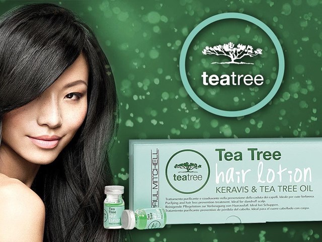 TEA TREE HAIR LOTION KERAVIS & TEA TREE OIL.